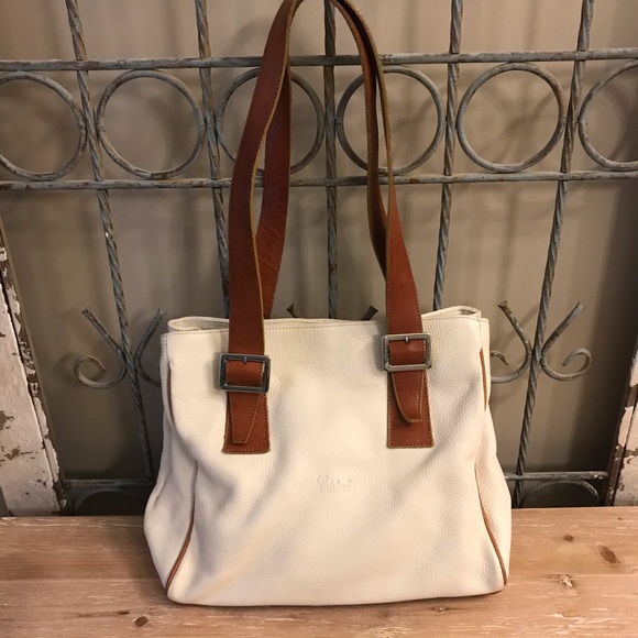 Cristina Handbags - CRISTINA LEATHER SATCHEL HANDBAG GREAT CONDITION
